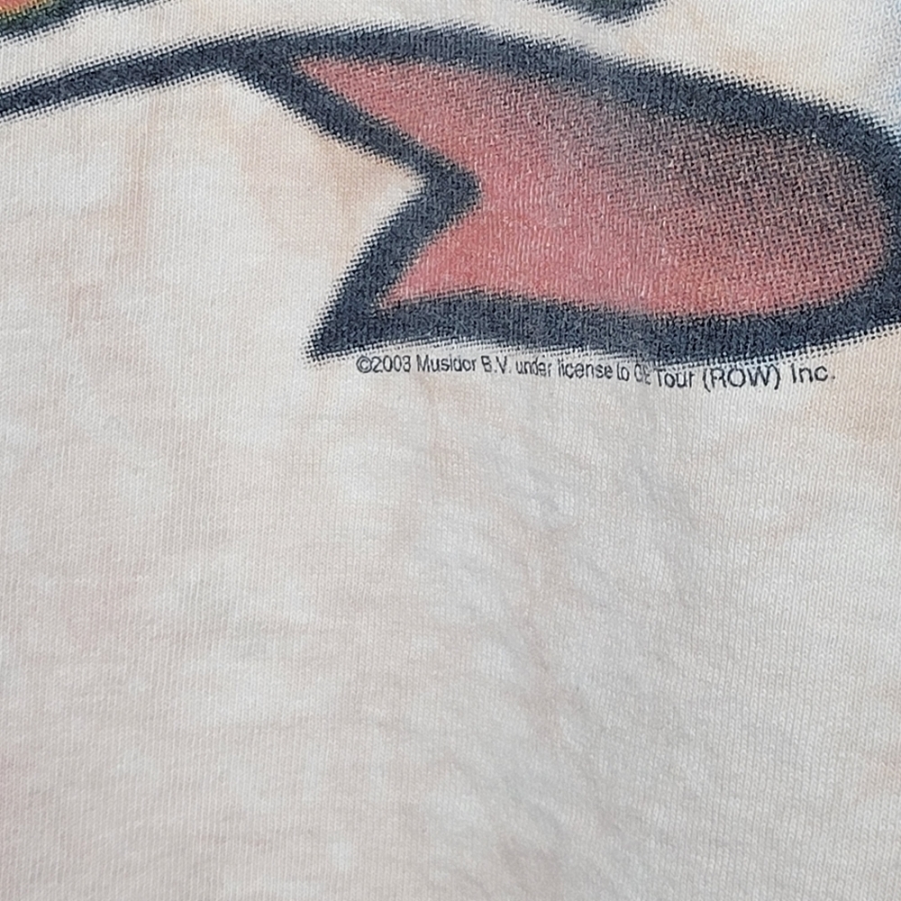 Vintage Y2K Rolling Stones Liquid Blue Tattoo You Tour Tie Dye 2003 T-Shirt - Picture 3 of 10